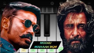 MOONU × MAHAAN  BGM  PIANOWALKBAND TUTORIAL VIDEO 🎹 piano punithkannadiga [upl. by Rees]