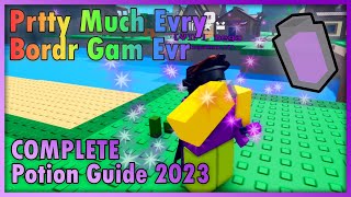 🧪 OUTDATED How to make all Potions 2023  Bordr Gam [upl. by Ho]