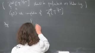 Lecture Series quotpadic Geometryquot by Peter Scholze 2014 lecture 5 [upl. by Tlevesor888]