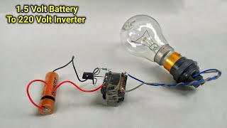 15 Volt To 220 Volt Inverter Using SMPS Transformer [upl. by Euqinim]