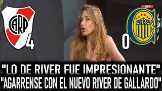 😍 ALINA ENAMORADA del quotNUEVO RIVER PLATE de GALLARDOquot quotEste es el RIVER de la GENTEquot [upl. by Ifok]