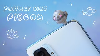 claying the cutest phone charm 🐦‍⬛🩶🪺 [upl. by Froehlich641]