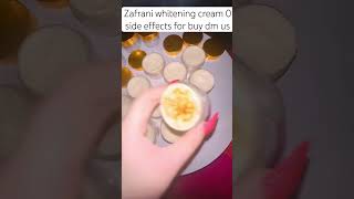 Saffron 0 side effects cream 100  save to use ❤️✨ skin skin whiteningcream saffron shortsvideo [upl. by Rambort]