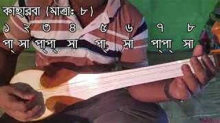 Dotara Lesson  15  How to play song with rhythm [upl. by Nomal185]