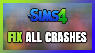 FIX Sims 4 Crashing Freezing Not Launching Stuck amp Black Screen [upl. by Aislehc35]