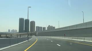 Awir to Dubai Land  DUBAI 4K drive [upl. by Elleirbag124]