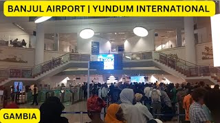 BANJUL AIRPORT  YUNDUM INTERNATIONAL  GAMBIA  12  BINU [upl. by Cutlip]