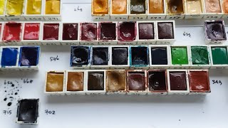 Rembrandt Watercolor Swatching [upl. by Jeavons]