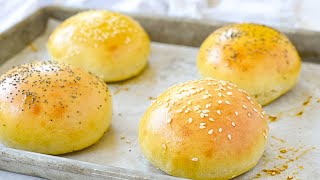 How to Make Homemade Hamburger Buns  Best Buns Ever [upl. by Derfnam]