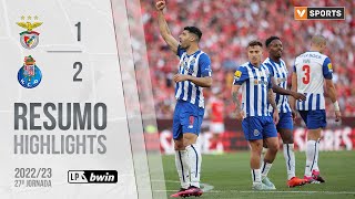 Highlights  Resumo Benfica 12 FC Porto Liga 2223 27 [upl. by Ainegue557]