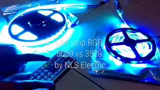 Led strip 5050 RGB vs 3528 RGB [upl. by Elsa804]