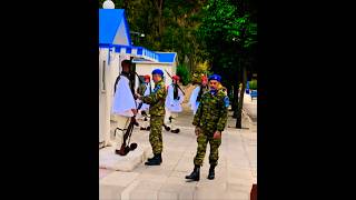 The Evzones  the elite Greek Presidential Guard  Hellassatisfying viral greek travel [upl. by Swerdna]