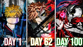 Spending 100 Days as VASTO LORDE ICHIGO in Peroxide  Roblox [upl. by Aynnat27]