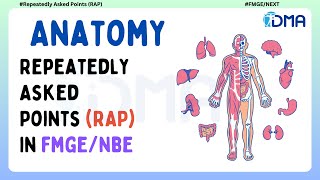 FMGE 2024 Essential Repeatedly Asked Points for Top Scores  RAP  Anatomy  DMA Chennai [upl. by Nicki338]