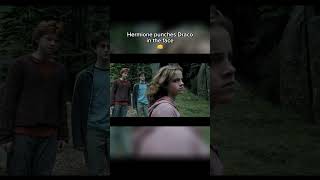 Hermione punches Draco in the face 👊 shorts movie harrypotter hermionegranger dracomalfoy [upl. by Stacee]