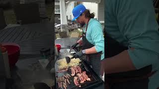 Breakfast Burritos on Treager Flatrock Griddle [upl. by Marlee]