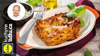 Tradiční boloňské lasagne  Roman Paulus  RECEPTY KUCHYNĚ LIDLU [upl. by Grenier]