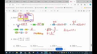 Evaluating Piecewise Functions [upl. by Florance]