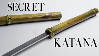 Forging a Hidden BAMBOO KATANA from a Giant Leaf Spring [upl. by Eiramlirpa387]