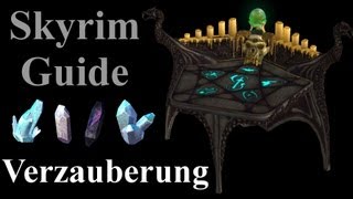 Skyrim Guide  Verzauberung die stärksten Waffen amp Verzaubern leveln amp Seelensteine [upl. by Neelear459]