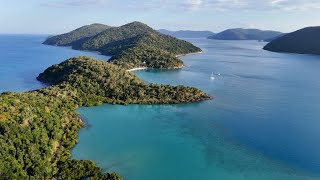 Palm Bay Long Island QLD Australia Drone View [upl. by Tocs]