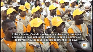 La Minute de développement  Programme national de volontariat  jeunes volontaires mis en missions [upl. by Htebasyle]