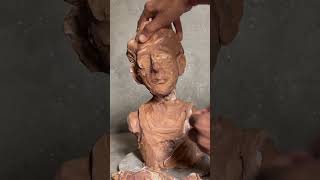 Oil based Clay 3d sketch day 687365 sculpture sculpturelovers claysculpture [upl. by Barbarese346]