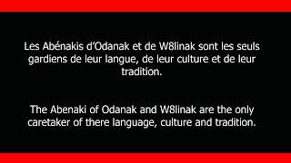 Wabanaki Affirmation Committee for Odanak and W8linak [upl. by Lash892]