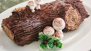 Buche de Noel Recipe  Japanese Cooking 101 [upl. by Garret]