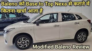 Nexa modified Baleno Sigma  Maruti Baleno Base Model Detailed Review  Interior amp Exterior ❤️ [upl. by Oswald715]