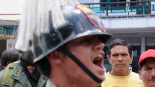 LA GLORIOSA BANDA DE GUERRA DEL PATRÓN MEJÍA EN DESFILE DE PROVINCIALIZACIÓN DE PASTAZA [upl. by Froehlich]