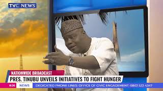 President Tinubu Unveils Initiatives To Fight Hunger [upl. by Ainez]