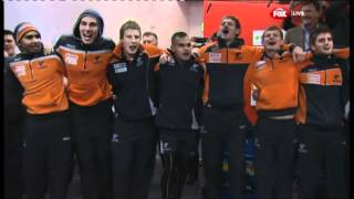 Giants sing the song  AFL [upl. by Darahs]