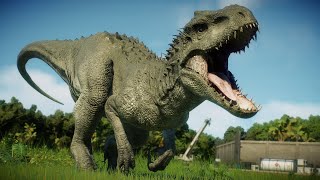 Indominus Rex Sounds Jurassic World Evolution 2 [upl. by Naujuj]