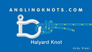 How To Tie The Halyard Knot [upl. by Cayla434]