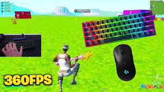 Razer Huntsman Mini ASMR 😍 Fortnite Gameplay 3V3V3 Go GOATED Handcam [upl. by Battiste]