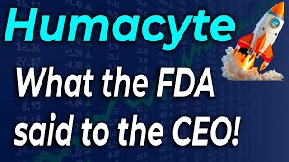 Humactye HUMA What did FDA say to the CEO [upl. by Anelleh]