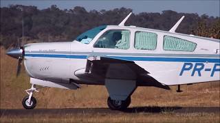 Decolagem  Beechcraft Bonanza G33  PRFLB [upl. by Nicolina724]