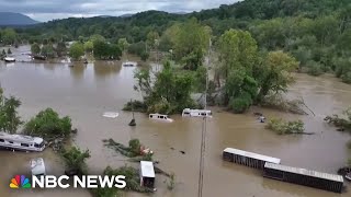 More than 100 dead in devastation and flooding after Hurricane Helene [upl. by Ahsilyt336]