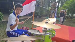 Tendangan Dari Langit Kotak  Drum Cover Garent [upl. by Wivina674]