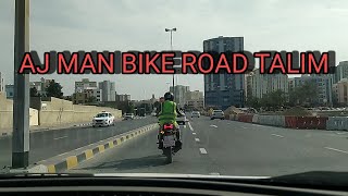 Aj man bike road Test talim UAE [upl. by Leba]