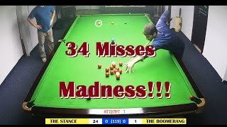 Is this Snooker Real  139 Foul points  The Miss Rule [upl. by Yeltneb762]