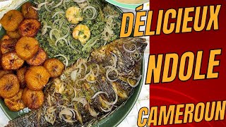 Cuisine camerounaise  ndole crevettes douala [upl. by Annoynek]