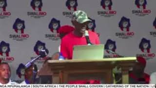 EFF Swaziland  SPLM  IB DHLAMINI  Swazi Lives Matter  The Gathering Of Nation [upl. by Kriste]