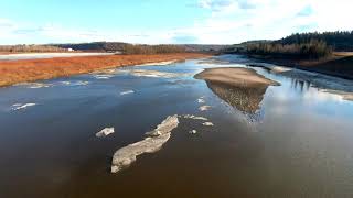 April 9 2024 Fort McMurray River Check  Athabasca and Clearwater Rivers [upl. by Nortad]