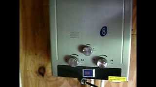 Tankless 8L hot water heater review Bester ebay [upl. by Marne]