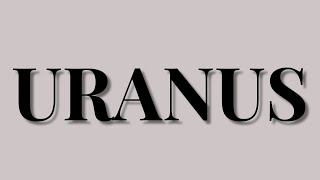 How to Pronounce Uranus in English [upl. by Casia873]