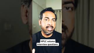 HPLC column interview questions and answers shorts [upl. by Artekal]