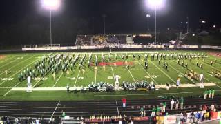 Marshall University Marching Thunder 2014 Cabell Midland Exhibition [upl. by Yee733]