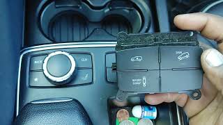 Mercedes GL550 center console switch Manual and Sport mode [upl. by Eilojne]